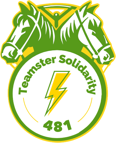 Logo của Teamsters Solidarity Local 481 Slate